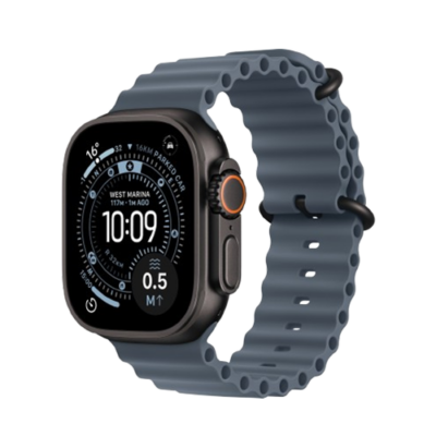 apple watch ultra3 black ocean anchor blue