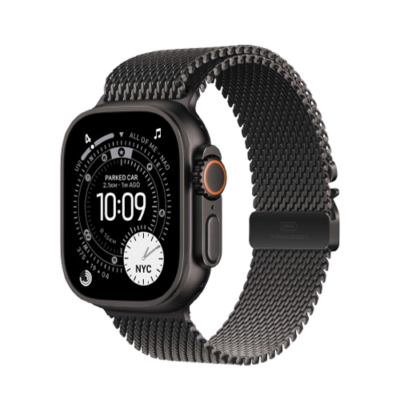 apple watch ultra3 black titanium milanse