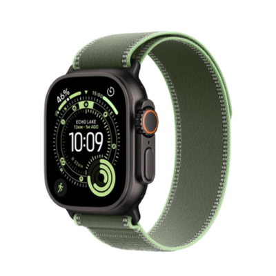 apple watch ultra3 black trail green