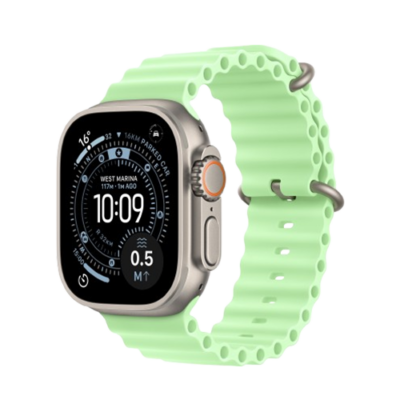 apple watch ultra3 natural ocean neon green