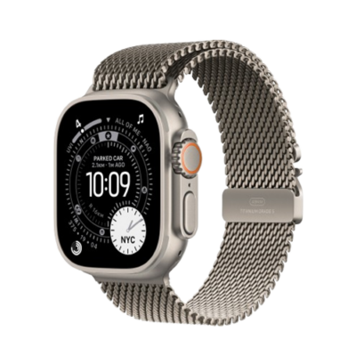 apple watch ultra3 natural titanium milanse